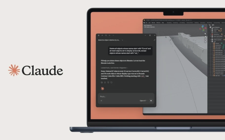 Claude Kini Terhubung ke Blender: AI Mulai Masuk ke Workflow 3D